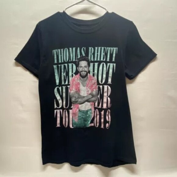 Thomas Rhett Concert T-Shirt Medium Black Graphic Logo Hot Summer Tour 2019 EUC - Picture 10 of 10